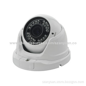 HD-AHF CCTV IR Dome Camera, 1.3MP 960P High Resolution, Supports IR-cut Filter, 2.8-12mm Lens